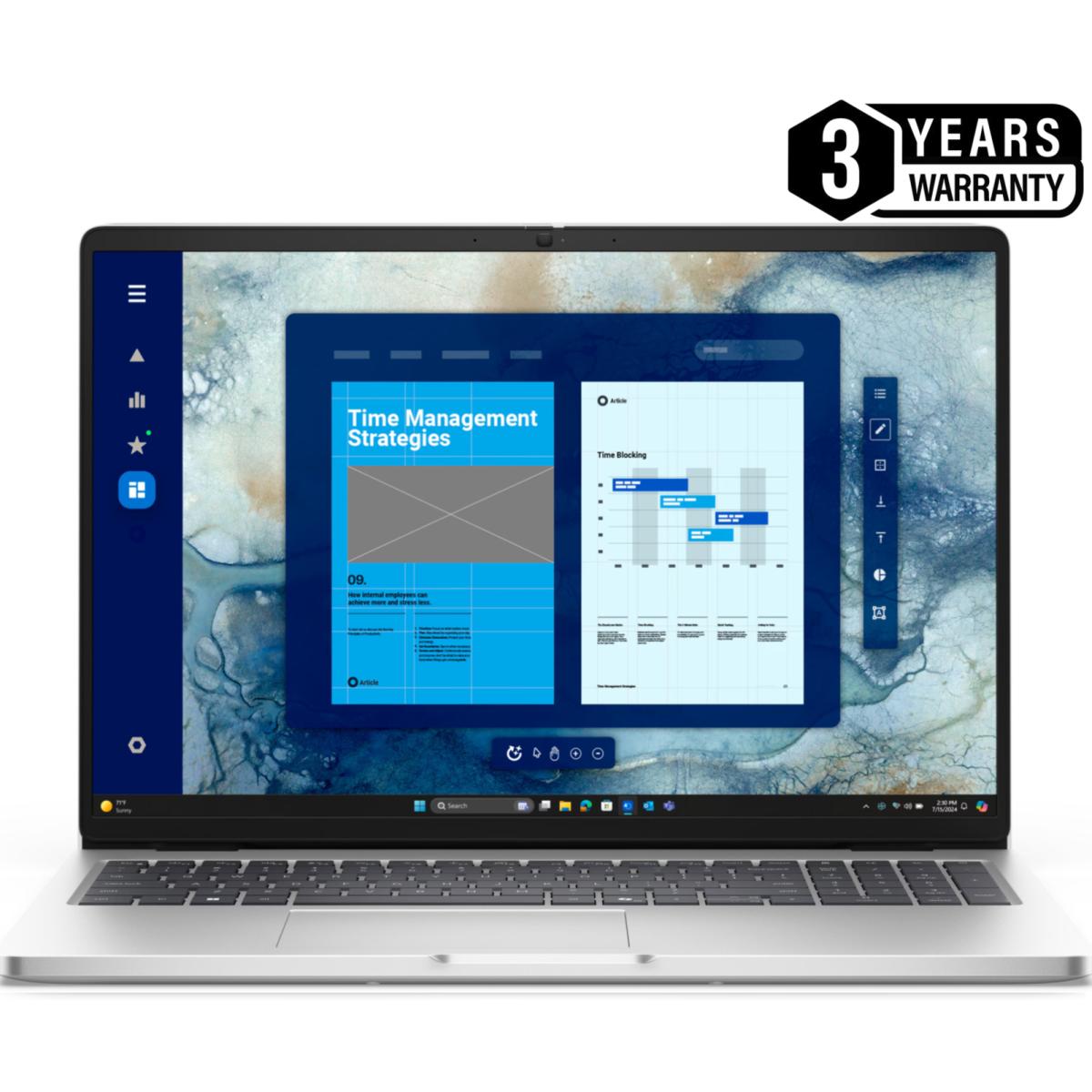 لابتوب Dell Pro 16 Core Ultra 7 / 16GB / 512GB