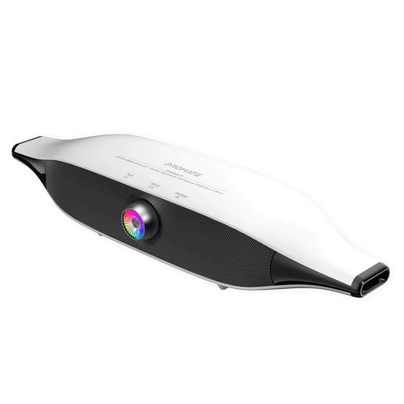 Promate Delta-X 20W BassBoost™ Quad Speaker Wireless RGB Soundbar