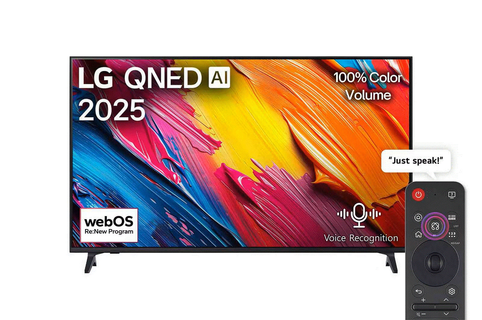 تلفزيون إل جي QNED70 4K الذكي مقاس 55 بوصة (2025)