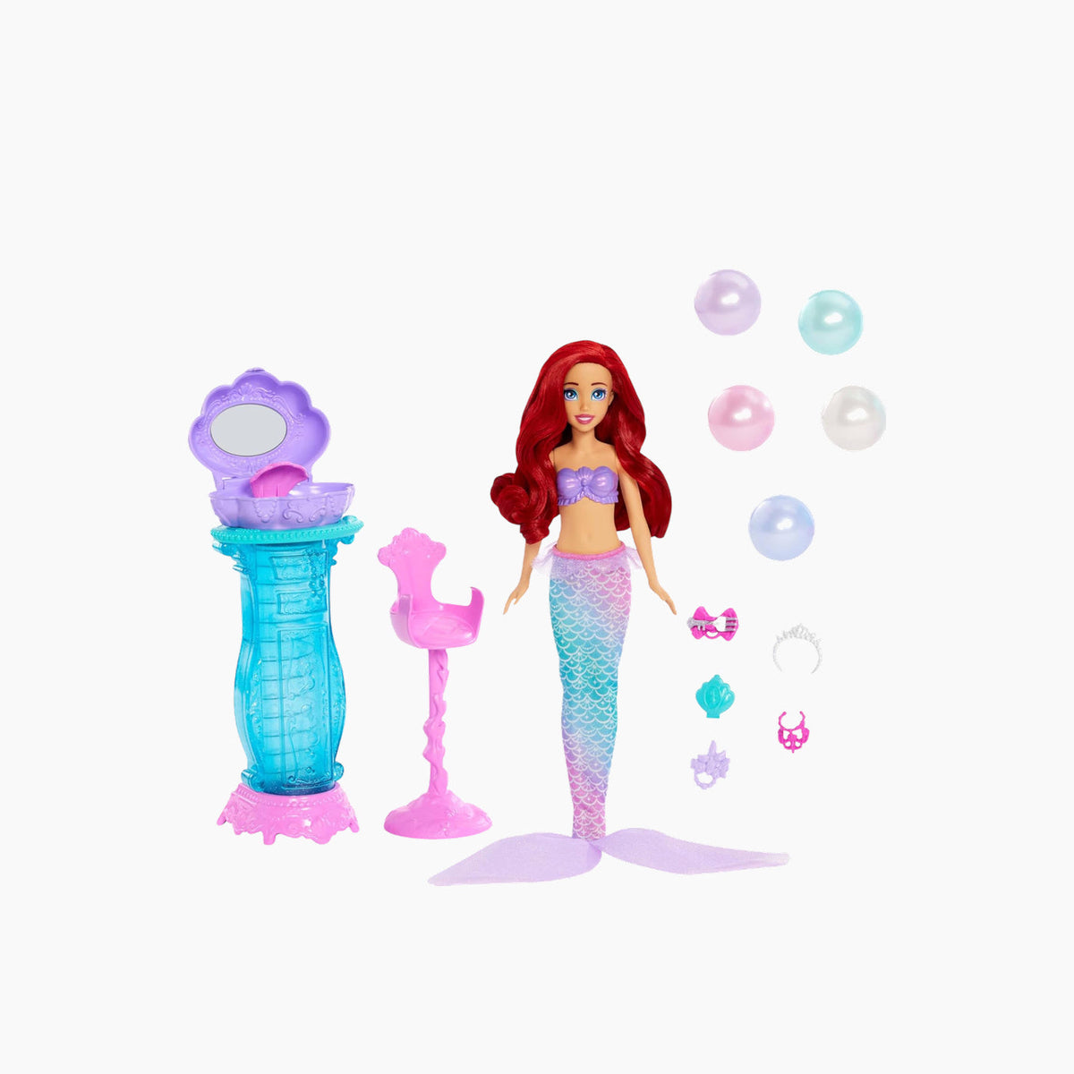 Disney Princess Fashion Doll Ariel Mermaid Surprise Feature Doll