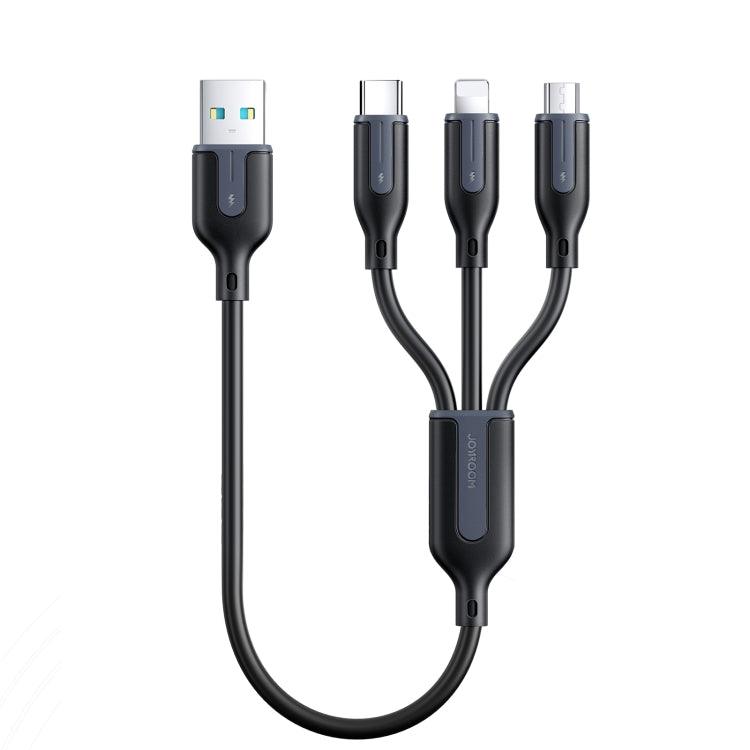 Joyroom Ice-Crystal Series 3.5A USB to 8 Pin+ Type-C+ Micro USB 3 in 1 Charging Cable