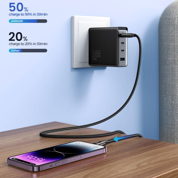 كابل جوي روم 3A شحن سريع ونقل بيانات (Type-C/Lightning)