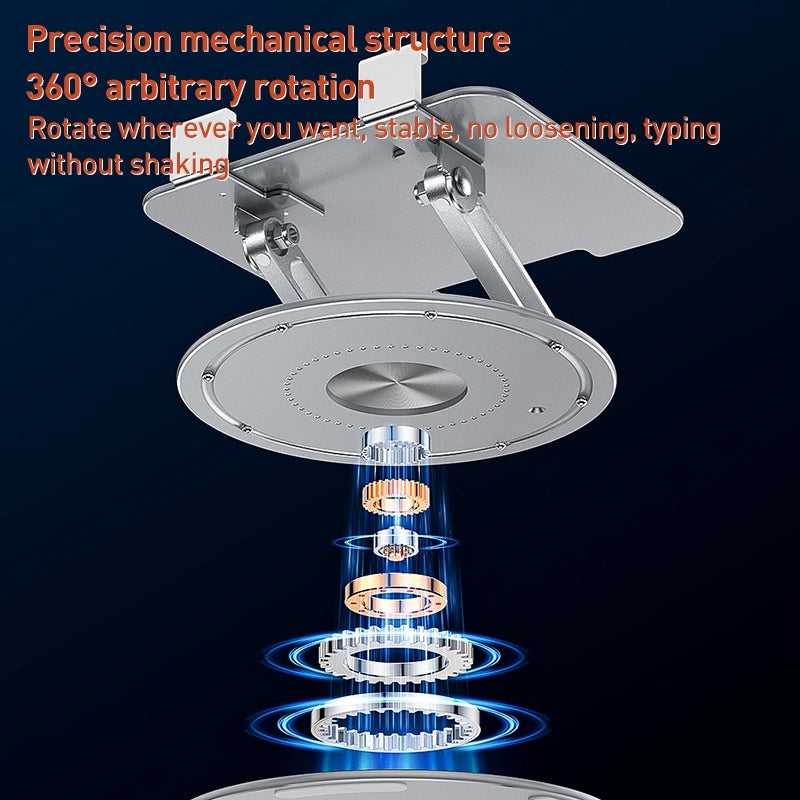 حامل مكتبي للتابلت قابل للطي يدور 360 درجة من يس اي دو - فضي
