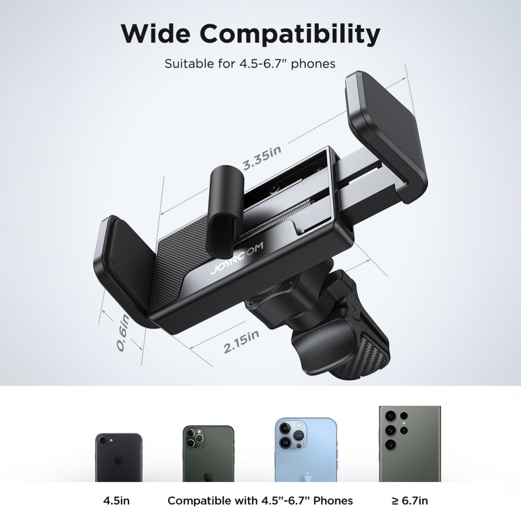 JOYROOM Car Air Vent Phone Holder Secure & HandsFree & Navigation - Black