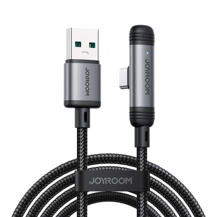كابل شحن سريع جويروم USB إلى تايب سي بزاوية 90 درجة - 1.2 متر، 3 أمبير