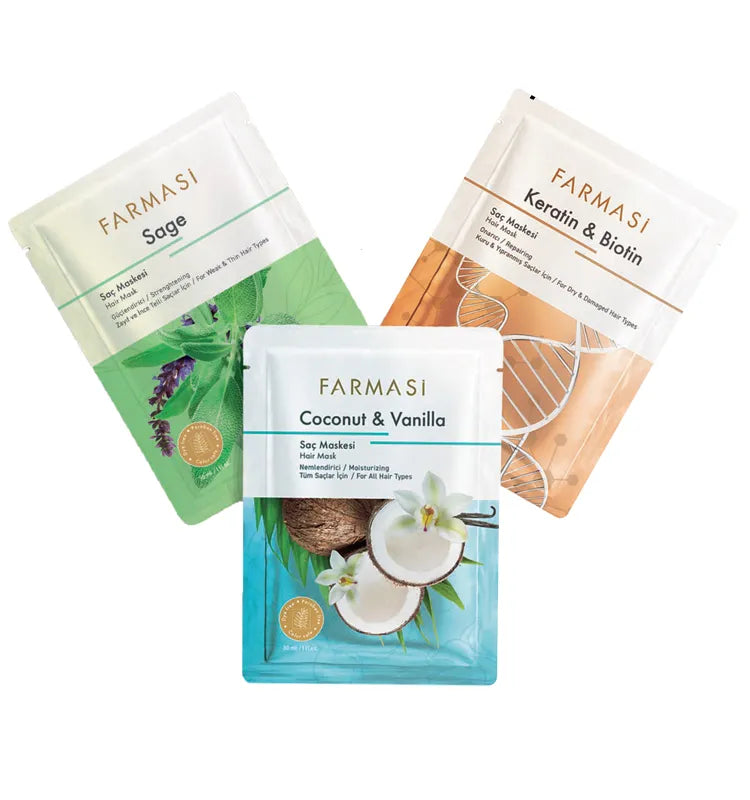 Farmasi Sachet Hair Mask 30ML – Instant Repair & Shine