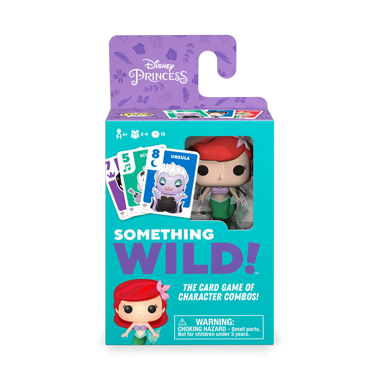 من فانكو Funko Signature Games: Something Wild Card Game- The Little Mermaid  أوراق لعب مع مجسمات مصغرة لشخصيات كرتونية