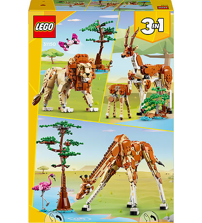 LEGO Creator حيوانات السفاري البرية 3 في 1 – 780 قطعة