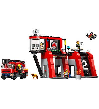 LEGO City Fire Station with Fire Truck 60414 – 843 pcs