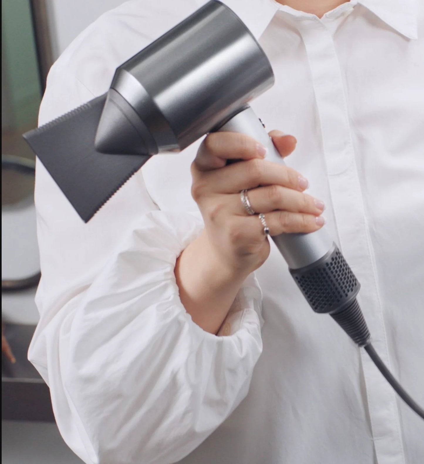 مجفف الشعر دايسون سوبرسونيك / الإصدار الاحترافي - أسود/نيكل