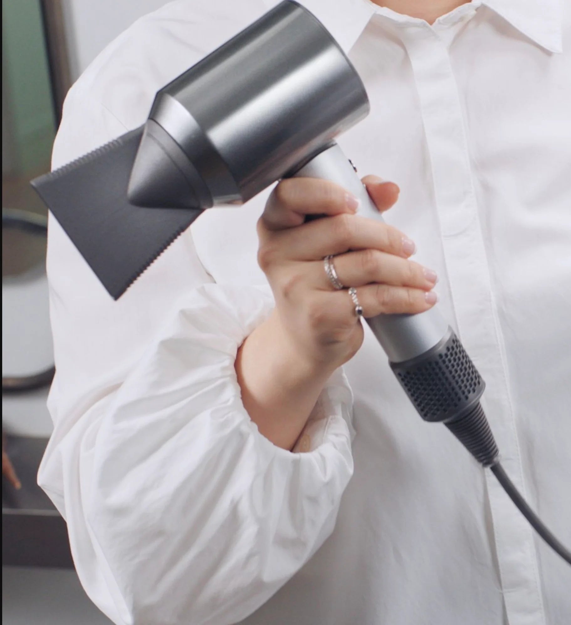 مجفف الشعر دايسون سوبرسونيك / الإصدار الاحترافي - أسود/نيكل