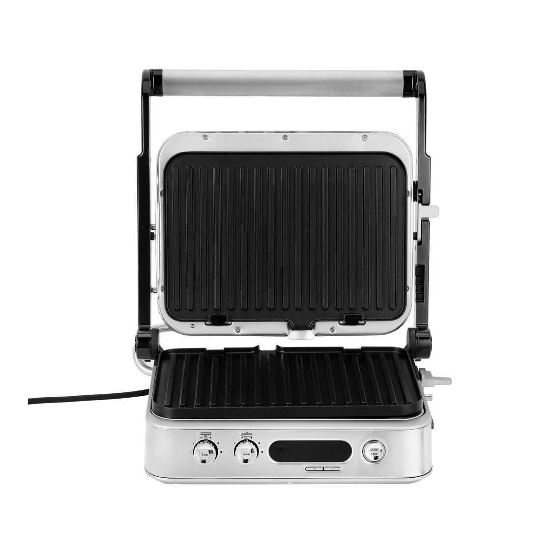 Geepas 2170W Digital Stainless Steel Grill Maker, 180° Open BBQ, Silver GGM36516