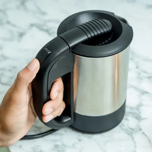 GEEPAS GK175 Stainless Steel Travel Kettle - 0.5L Portable Electric Kettle