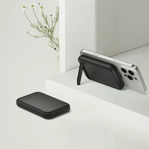 باور بانك WiWU Classic Stand 10000mAh شحن لاسلكي 15W