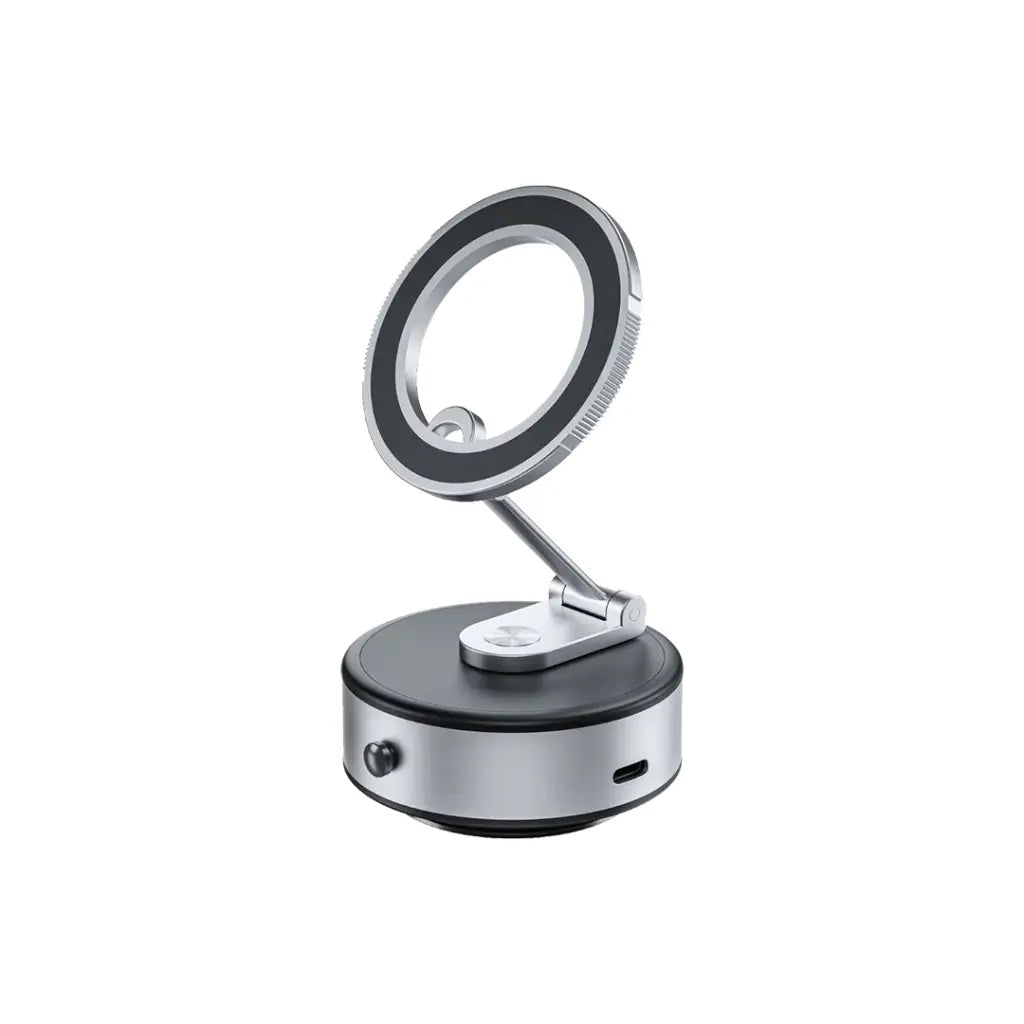 حامل الهاتف المغناطيسي Green Lion MagSafe بشفط قوي – فضي