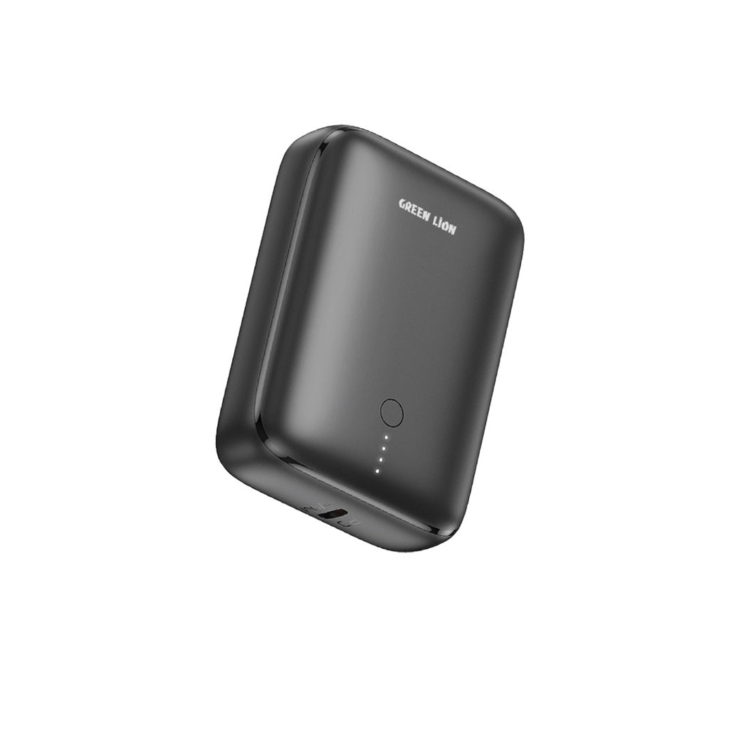 باور بانك Green Lion 10000mAh مع PD 20W وQC شحن سريع – أسود