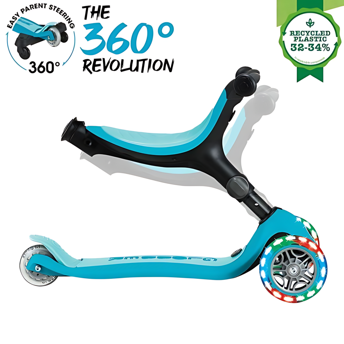 Globber Go Up Active Lights Scooter