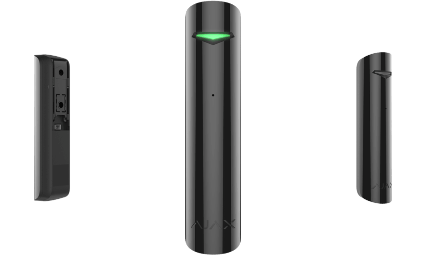Ajax GlassProtect Wireless Glass Break Detector Black