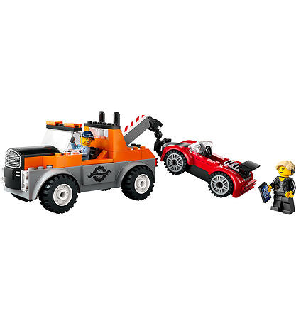 LEGO سيتي – شاحنة سحب وإصلاح سيارة رياضية 60435 – 101 قطعة
