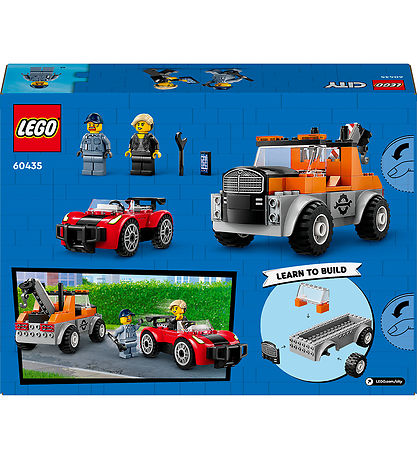 LEGO سيتي – شاحنة سحب وإصلاح سيارة رياضية 60435 – 101 قطعة