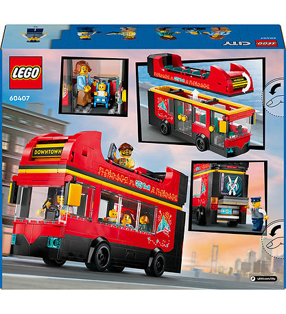 LEGO سيتي – حافلة سياحية حمراء بطابقين 60407 – 384 قطعة