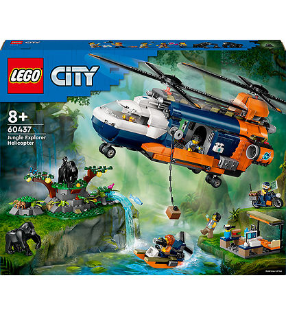 LEGO سيتي – مغامرة الغابة: هليكوبتر وقاعدة الاستكشاف