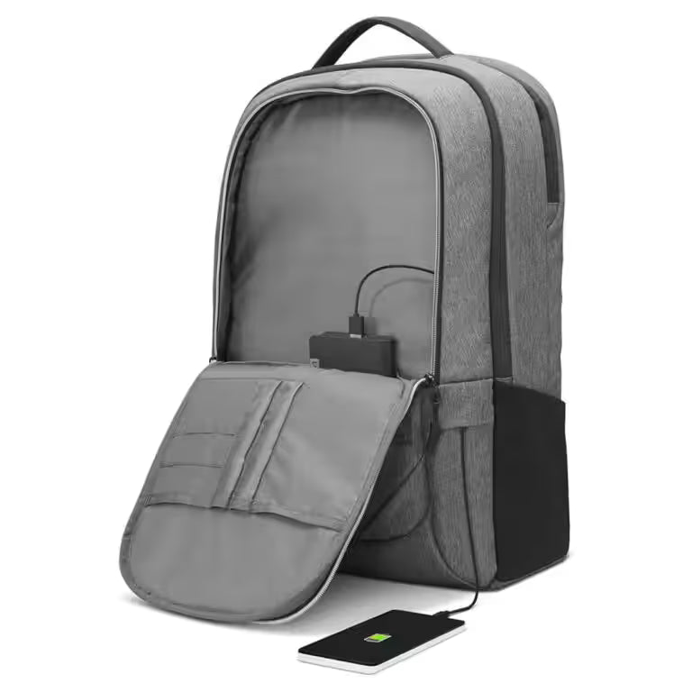 Lenovo 17″ Urban Backpack B730 – Water-Repellent, Anti-Theft & On-The-Go Charging | Charcoal Grey