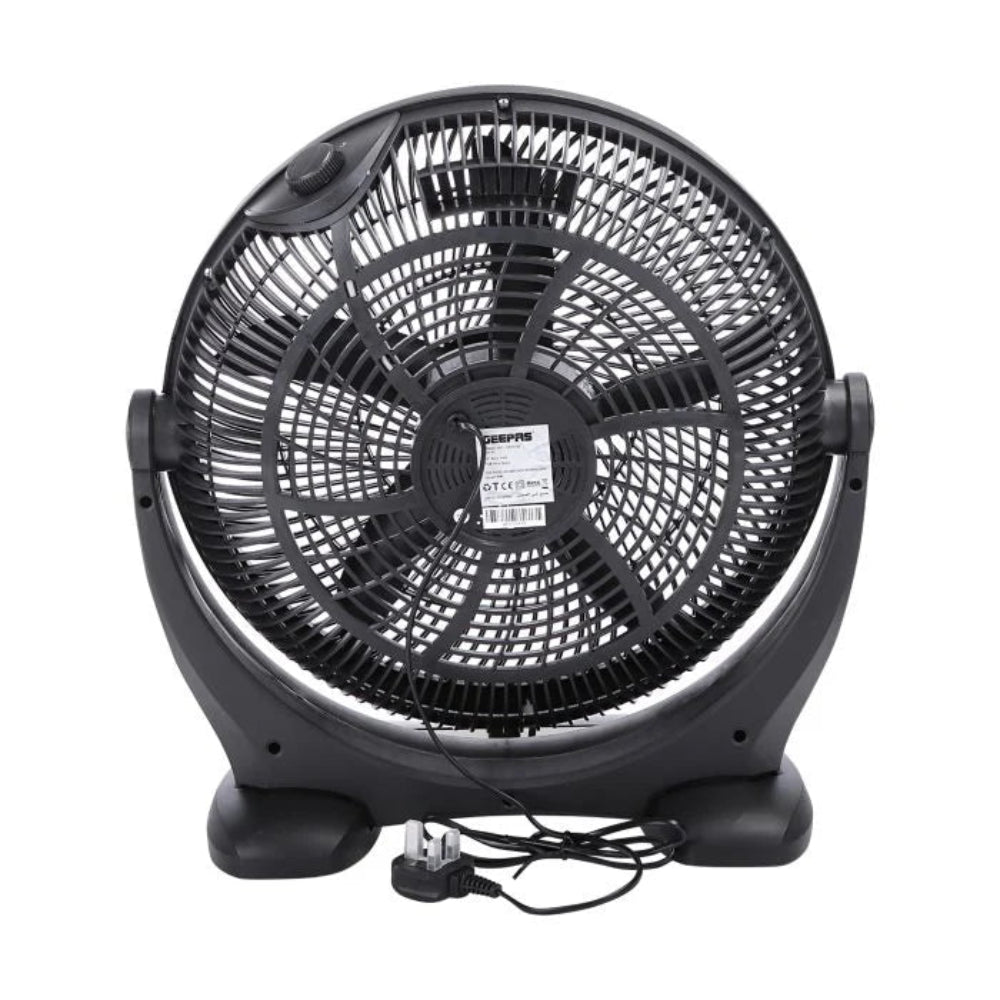 Geepas 18” Box Fan 80W 3-Speed Copper Motor