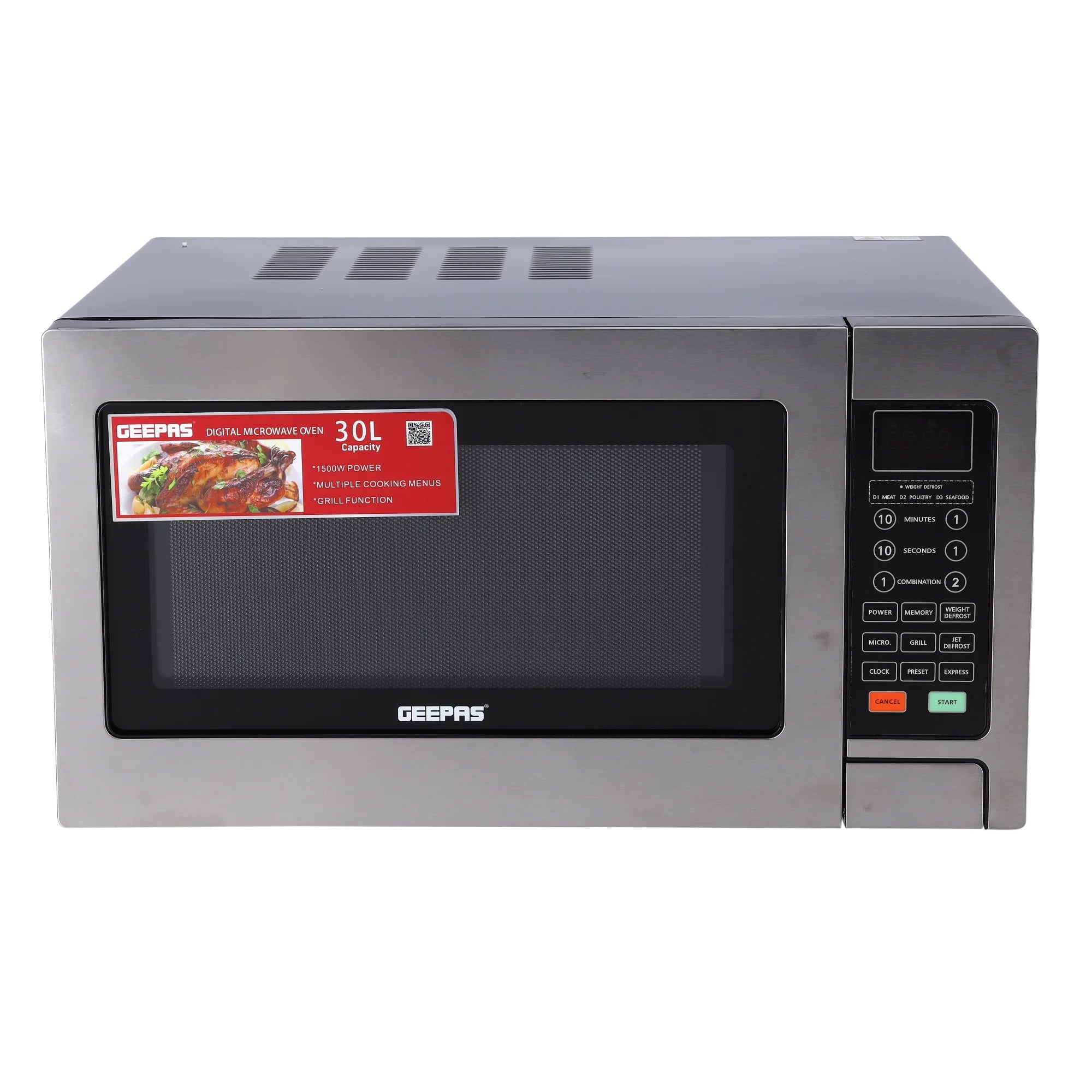 Geepas Digital Microwave Oven 30L 1400W