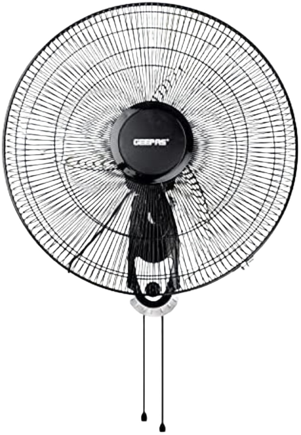 Geepas Wall Mount Fan 16" 3 Speeds Oscillating & Quiet Operation
