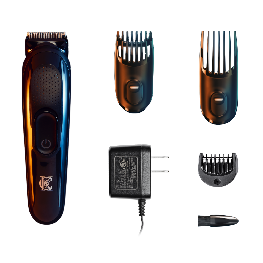 King C. Gillette All-in-One Stubble Trimmer: Cordless, Waterproof, 4D Blade - BLACK