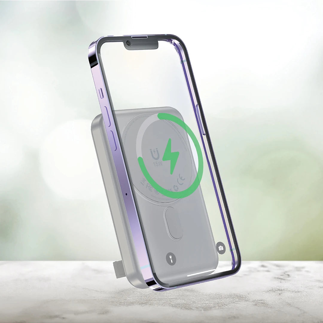 باور بانك Green Lion LAGOS لاسلكي 10000mAh مع حامل وماغسيف