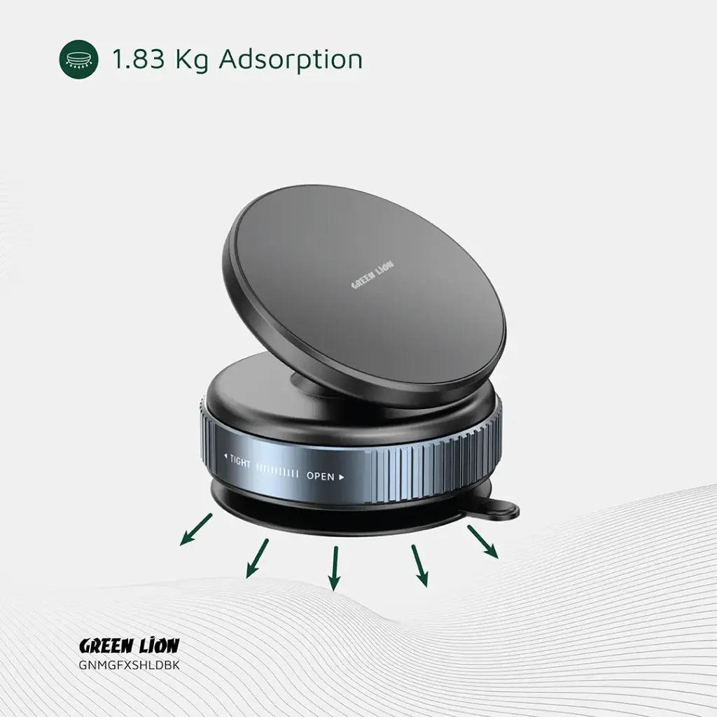 حامل مغناطيسي Green Lion Magno Flex – شفط قوي ودوران 360°