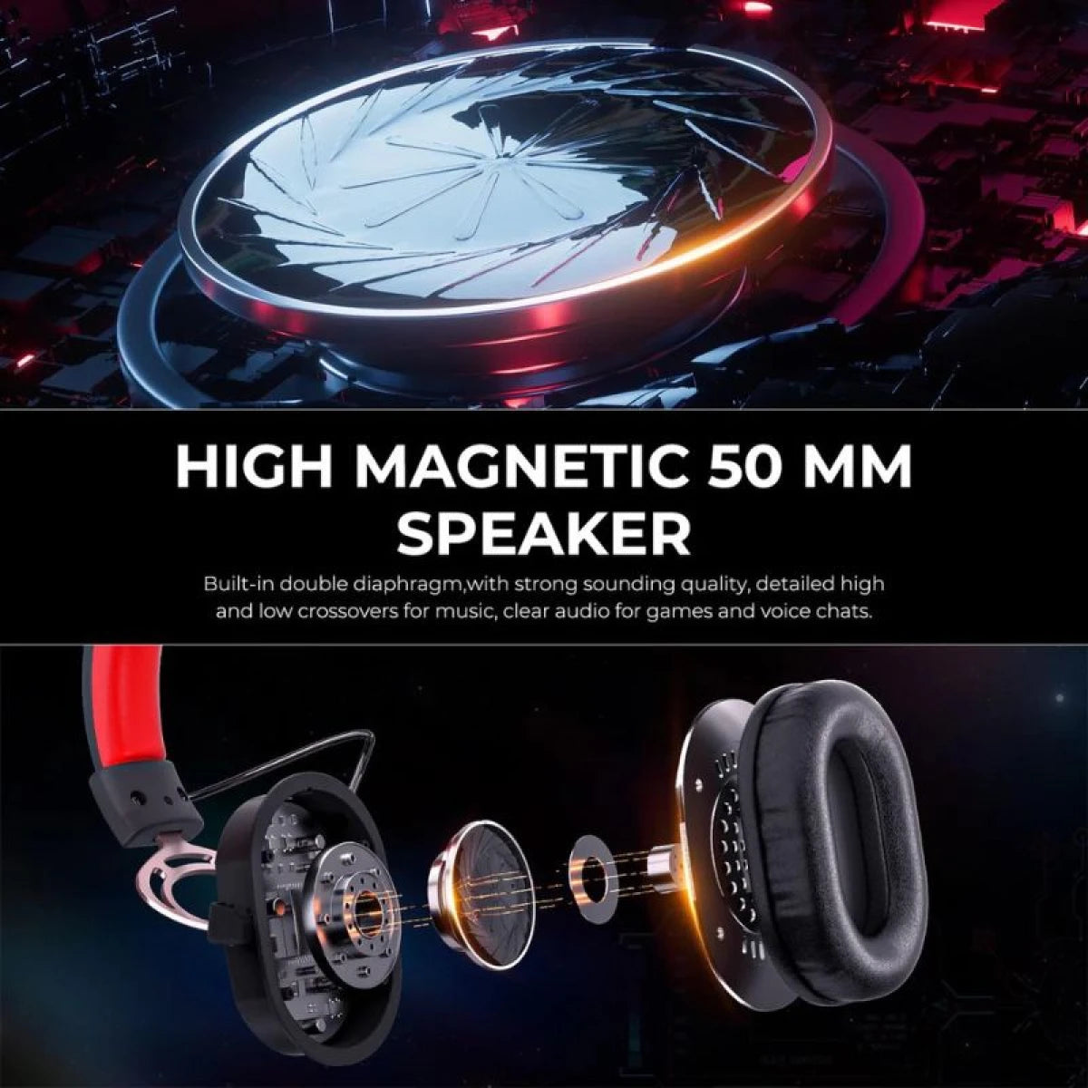 سماعة Havit H2008D للألعاب مع صوت محيط 3.5 مم