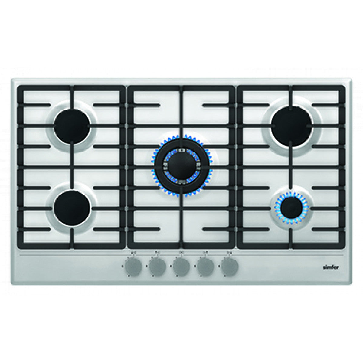 Simfer Gas Hob 90cm H9503 VGRM – 5 Burners, Made in Turkey