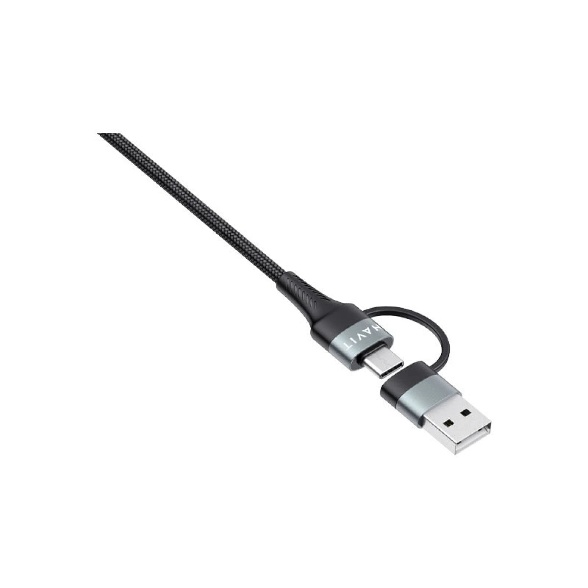 HAVIT CB6244 كابل شحن 4 في 1 متعدد – USB-A/USB-C