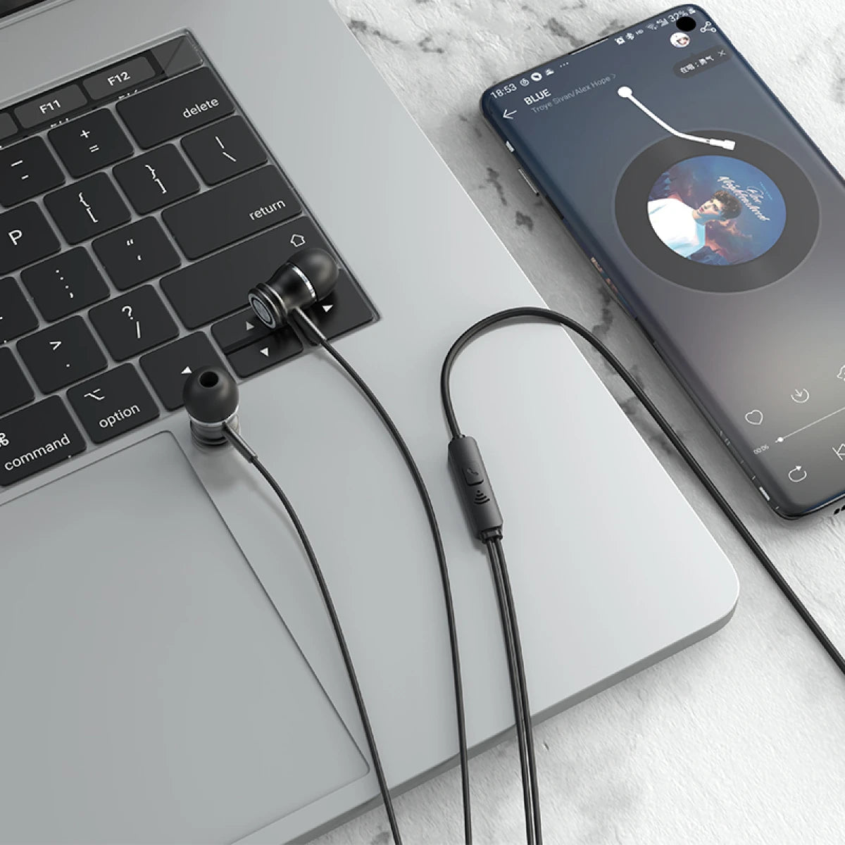 سماعة أذن سلكية HAVIT E303P – صوت واضح وتصميم مريح