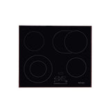 Conti Bi Hob 60cm, Electric, 4 Burners, Cast Iron – HET 64014 BK