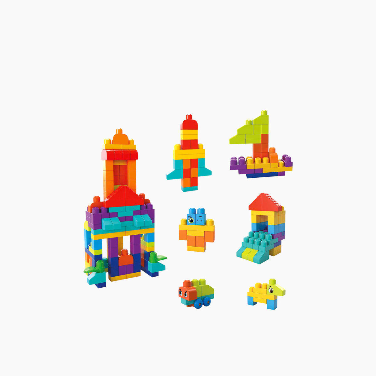 Mattel Mega Bloks Bigger Building Bag (150 Pcs)