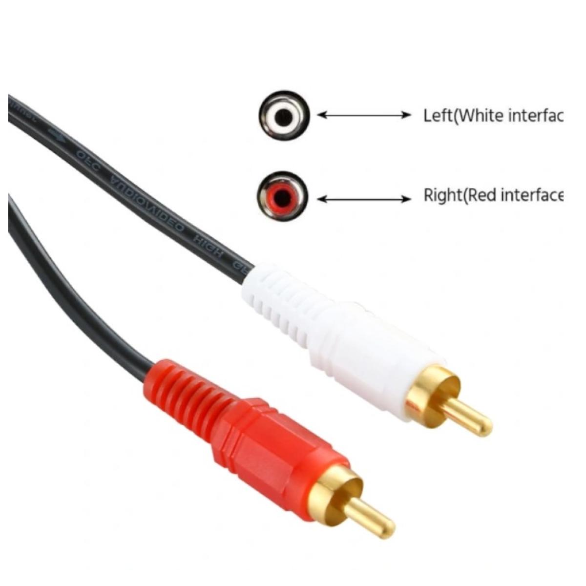 كابل الصوت هاينج HI-0202-RCA – RCA ذكر إلى ذكر بطول 3 متر