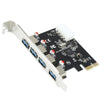 بطاقة HAING HI-1002-PEU PCI Express لتحويل 4 منافذ USB 3.0