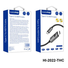 كابل HAING HI-2022-THC-1.8M Type-C إلى HDMI - بث 4K بجودة عالية