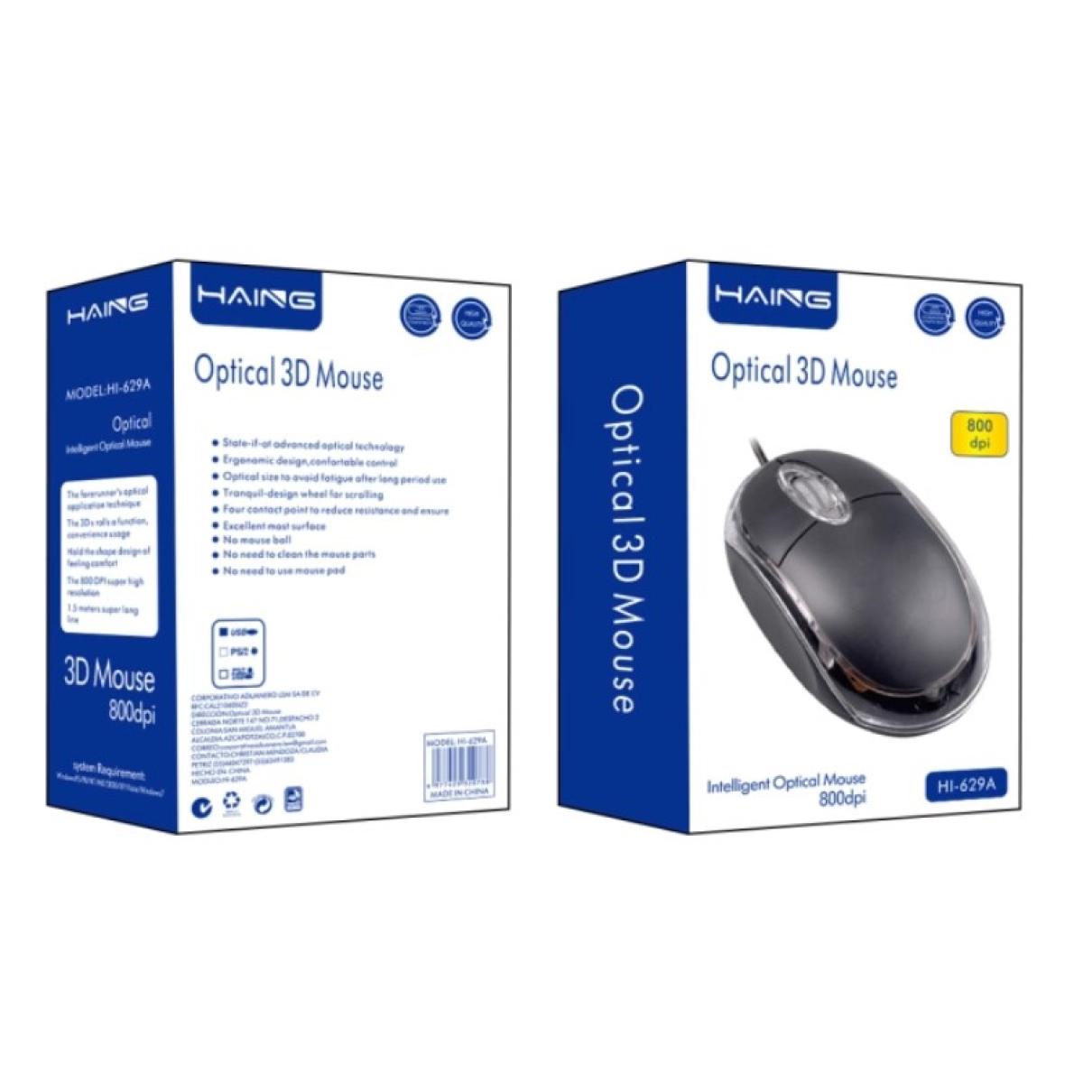 HAING HI-629A USB Optical Mouse | Precise & Ergonomic