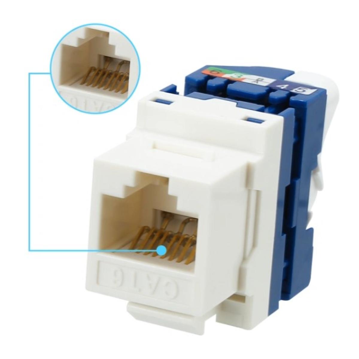 موصل HAING HI-KJ03 CAT6 UTP بدون أدوات (180°)