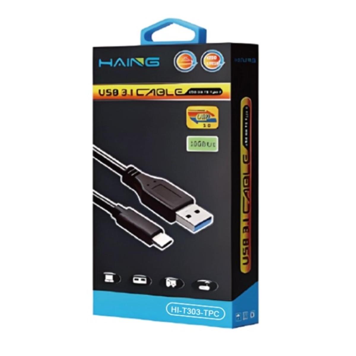 HAING HI-T303-TPC-M Type C OTG to USB Male Cable