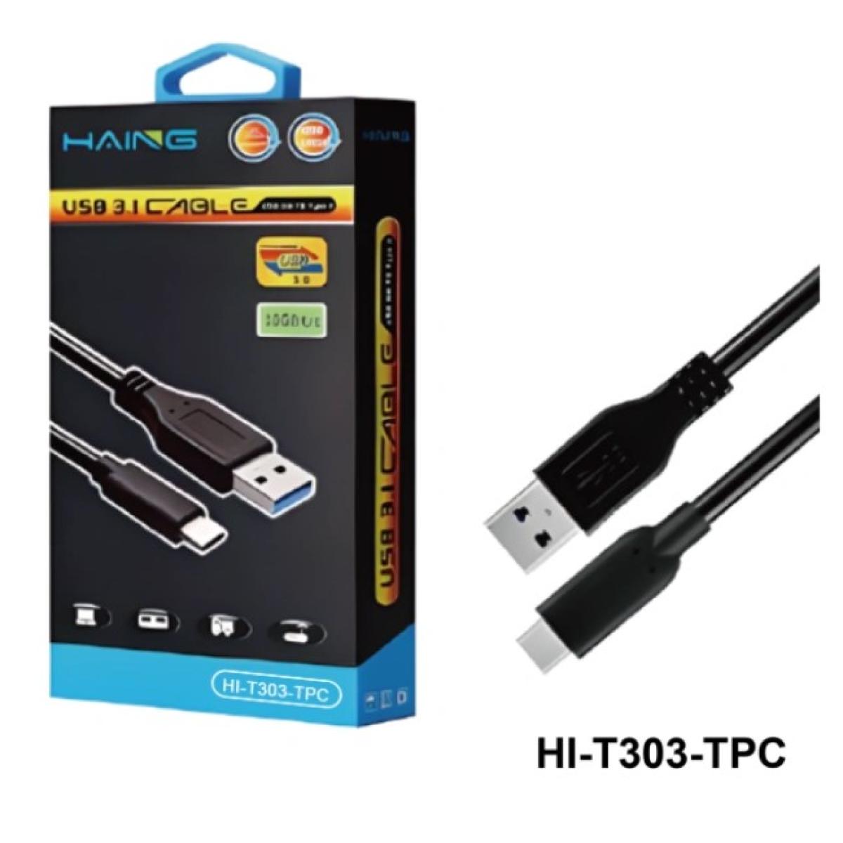 كابل HAING HI-T303-TPC-M Type C OTG إلى USB ذكر
