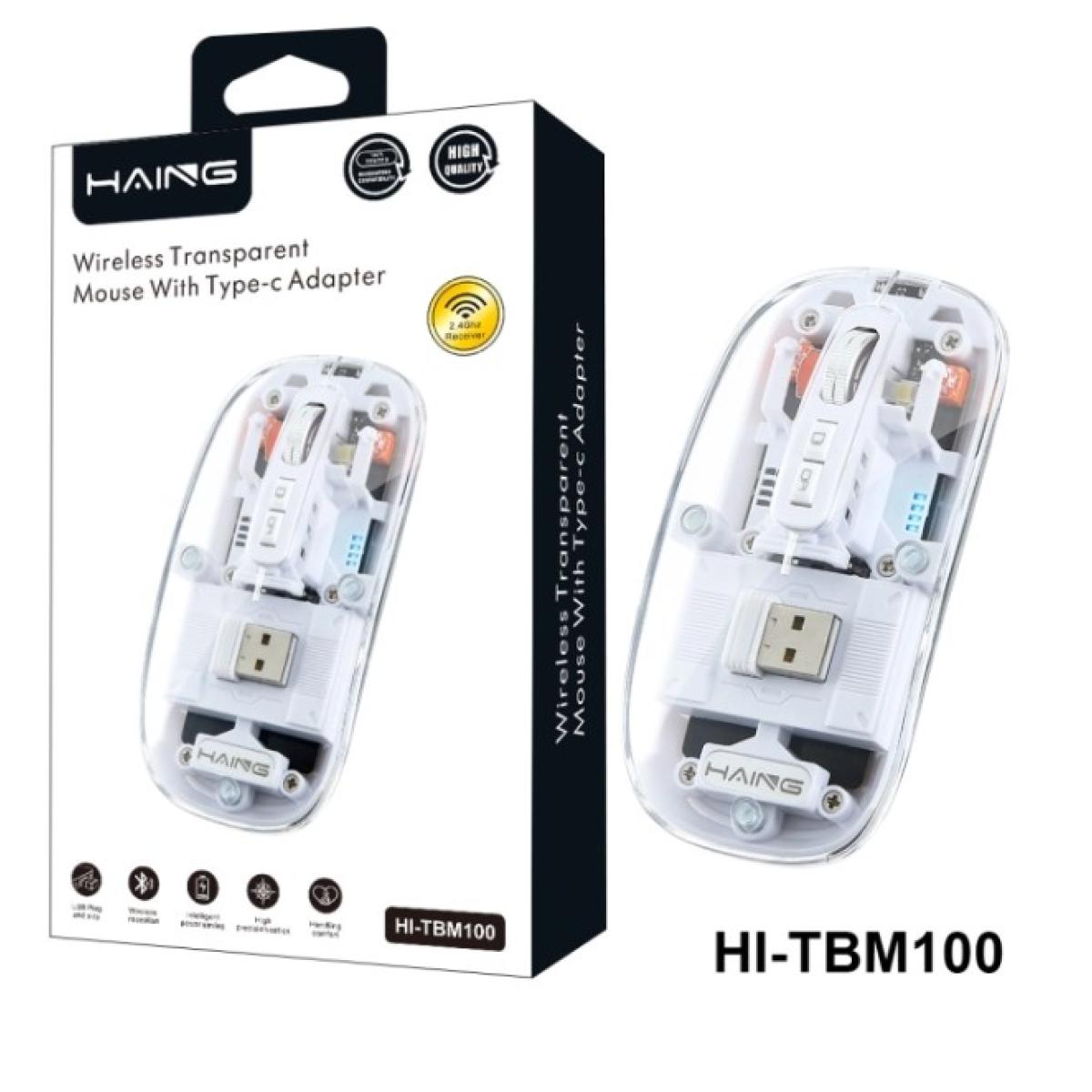 ماوس هاينج HI-TBM100 بلوتوث & لاسلكي 2.4G للأداء المتعدد