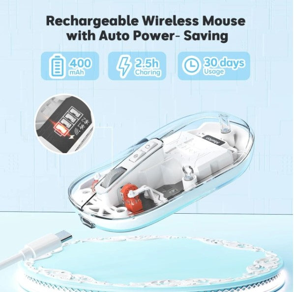 ماوس هاينج HI-TBM100 بلوتوث & لاسلكي 2.4G للأداء المتعدد