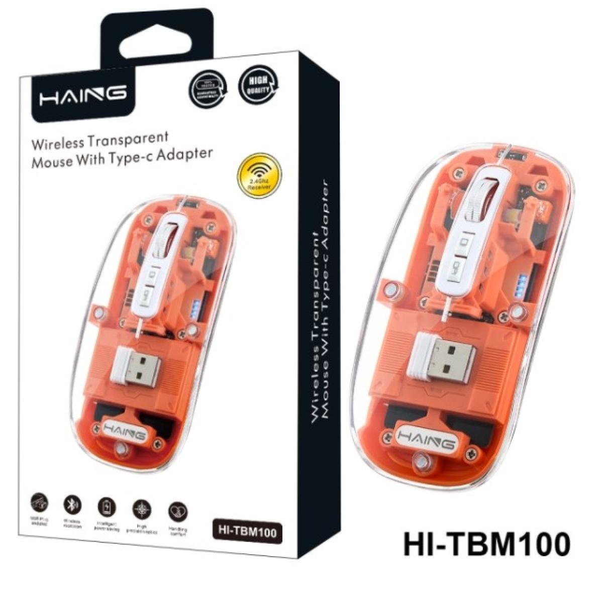 HAING HI-TBM100 Bluetooth & Wireless 2.4G Mouse