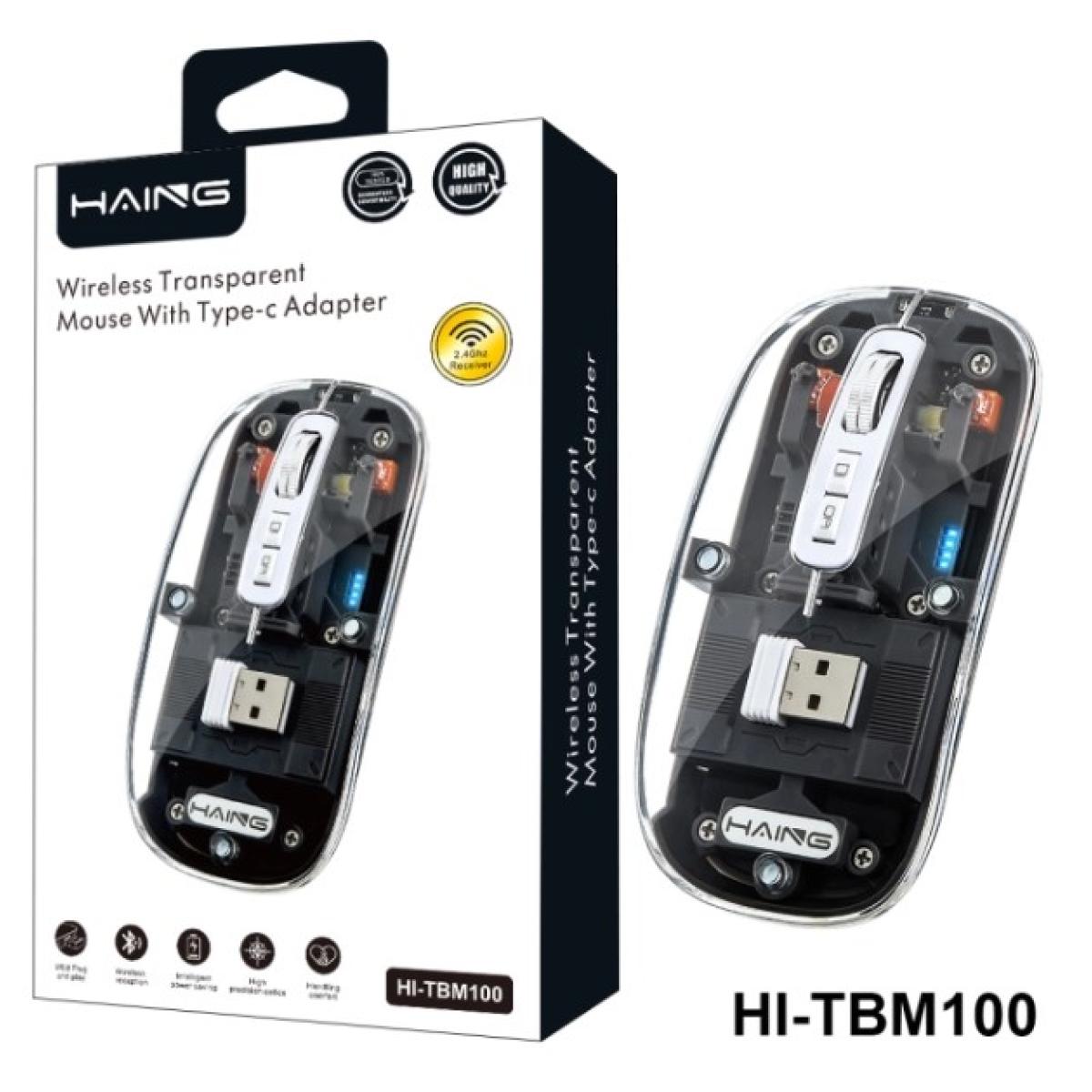 ماوس هاينج HI-TBM100 بلوتوث & لاسلكي 2.4G للأداء المتعدد